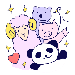 [LINEスタンプ] ゆるゆるどうぶつスタンプ 