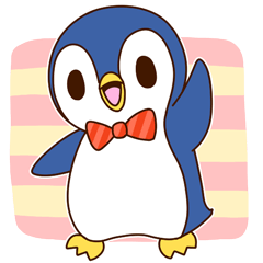 [LINEスタンプ] おしゃれペンギン 