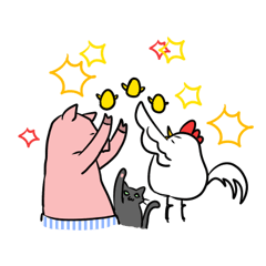 [LINEスタンプ] デブタと仲間たち 