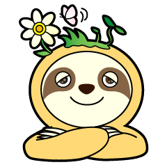 [LINEスタンプ] ナマケモノのノラリー君 fetchpriority=high