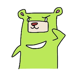 [LINEスタンプ] The Green Bear！ 