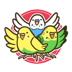 [LINEスタンプ] セキセイインコだらけ3 