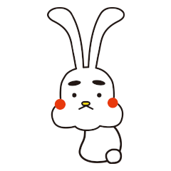 [LINEスタンプ] まゆぶとうさぎスタンプ fetchpriority=high