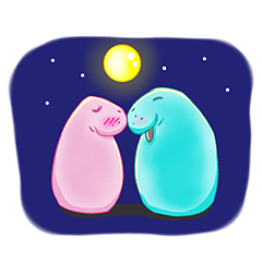 [LINEスタンプ] Mr. and Ms. Joi 