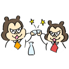 [LINEスタンプ] 花金ゴリラ 