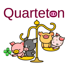 [LINEスタンプ] カルテットン 