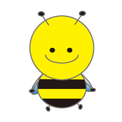 [LINEスタンプ] ミツバチくん 