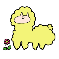 [LINEスタンプ] アルパカのようなもの 