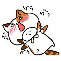 [LINEスタンプ] きぐるみぃちゃん
