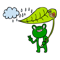 [LINEスタンプ] ゆかいなカエルくんスタンプ 