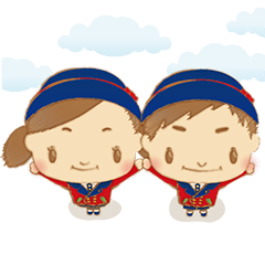 [LINEスタンプ] ヒロちゃんとマサくんの毎日 