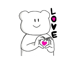 [LINEスタンプ] ポーカーフェイスベアー 