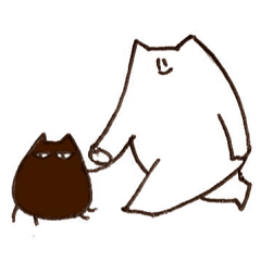 [LINEスタンプ] 白い猫さん2 