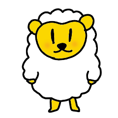 [LINEスタンプ] ひつじくん 