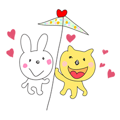 [LINEスタンプ] キュートなどうぶつたちをお供に 