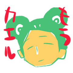 [LINEスタンプ] 逃避は日常茶飯事 