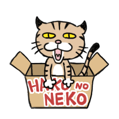 [LINEスタンプ] HAKO no NEKO 
