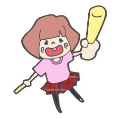 [LINEスタンプ] アイドルオタクっ娘たち 