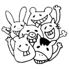 [LINEスタンプ] おちゃらけアニマルズ 