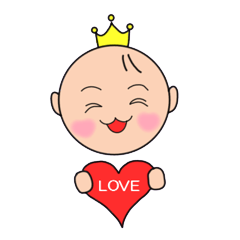 [LINEスタンプ] Baby-King 