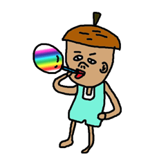 [LINEスタンプ] どんぐりくん 