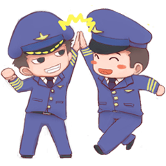 [LINEスタンプ] Little Cockpit 