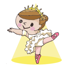 [LINEスタンプ] Mちゃん バレエ編
