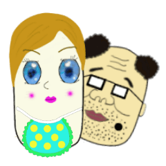 [LINEスタンプ] 親指おやじと小指かあさん～かあさん編～ 
