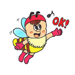 [LINEスタンプ] かわいい ハニー 
