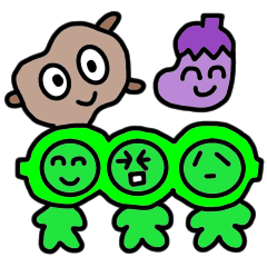 [LINEスタンプ] 生野菜達スタンプ fetchpriority=high