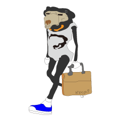 [LINEスタンプ] Hiroshi＆his son 