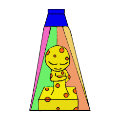 [LINEスタンプ] 変幻自在チーズ君 