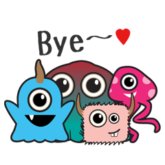 [LINEスタンプ] 怪物 モンスター Monster lineスタンプ 