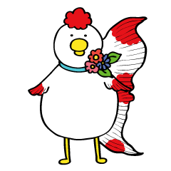 [LINEスタンプ] 金魚鳥さん 
