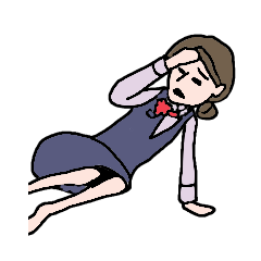 [LINEスタンプ] 接客業女子 