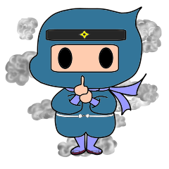 [LINEスタンプ] 忍者 そら豆 