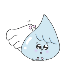 [LINEスタンプ] Raindrops angel girl 