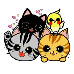 [LINEスタンプ] 可愛いペットのスタンプ 