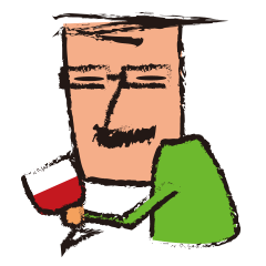 [LINEスタンプ] ひげワイン 