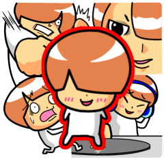 [LINEスタンプ] おかっぱ少年の日常 fetchpriority=high