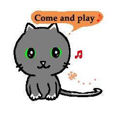 [LINEスタンプ] ぐれいねこるる 