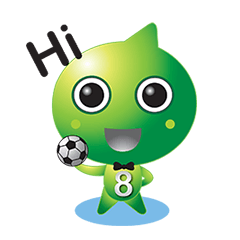 [LINEスタンプ] Green Happy 8 