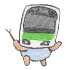 [LINEスタンプ] ゆるふわ電車 
