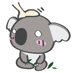 [LINEスタンプ] There, There, Koala 