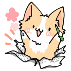 [LINEスタンプ] クッキーだわん 