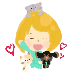 [LINEスタンプ] まっしゅちゃんと友達 