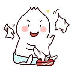 [LINEスタンプ] 手のかかる赤ちゃん 