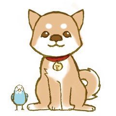 [LINEスタンプ] 柴犬ねねのゆるい一日 