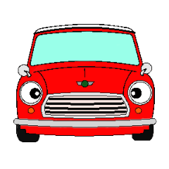 [LINEスタンプ] 愛車でメッセージ 