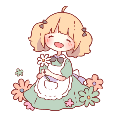 [LINEスタンプ] 日常系女子 